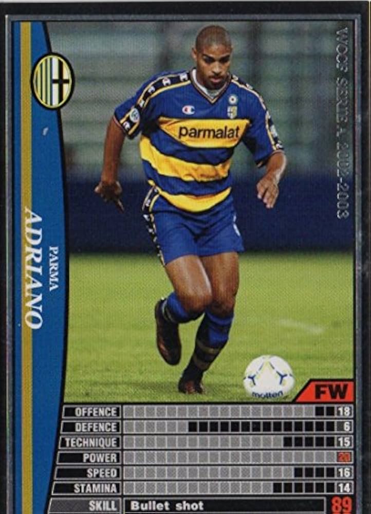 Soccerserie.comより アドリアーノ ［並行輸入品］ 激レアCHAMPSサッカーフィギュア アドリアーノ - メルカリ